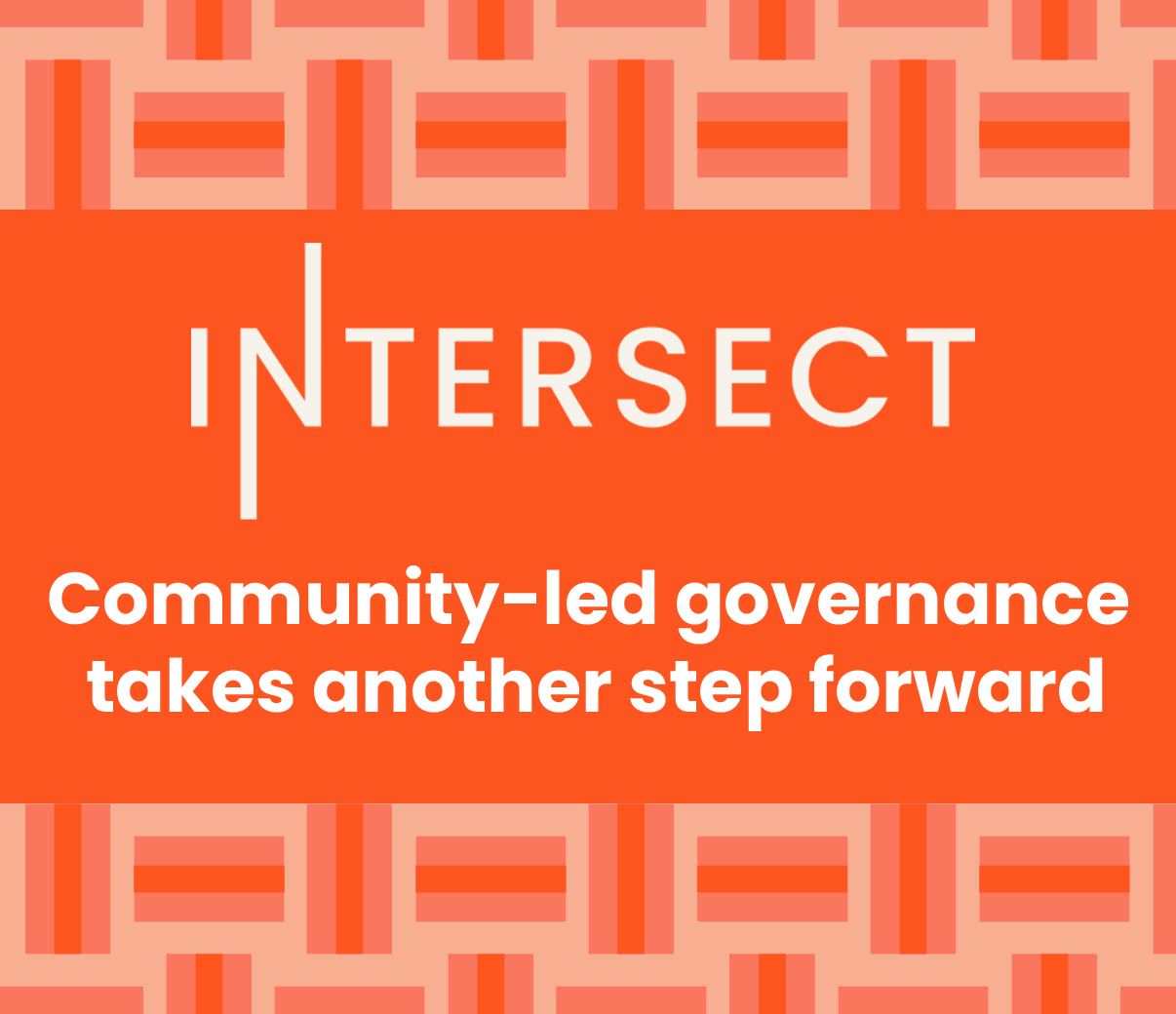 Community-led governance takes another step forward